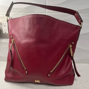 Michael Kors Red Leather Women's Bag
